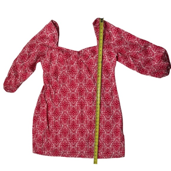 BODEN Women’s Linen Puff Sleeve Mini Shift Dress - Picture 14 of 16